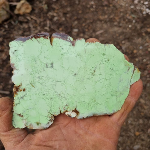 Polished Magnesite slab. MAP162