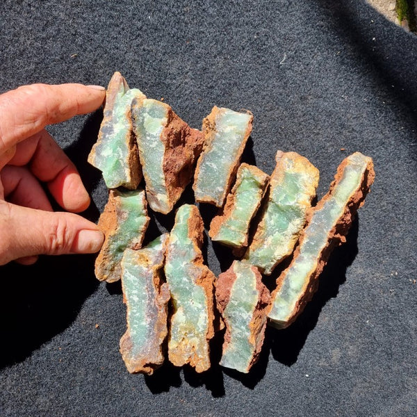 Chrysoprase rough.  CHR 169