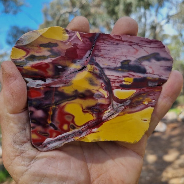 Polished Mookaite slab MK355