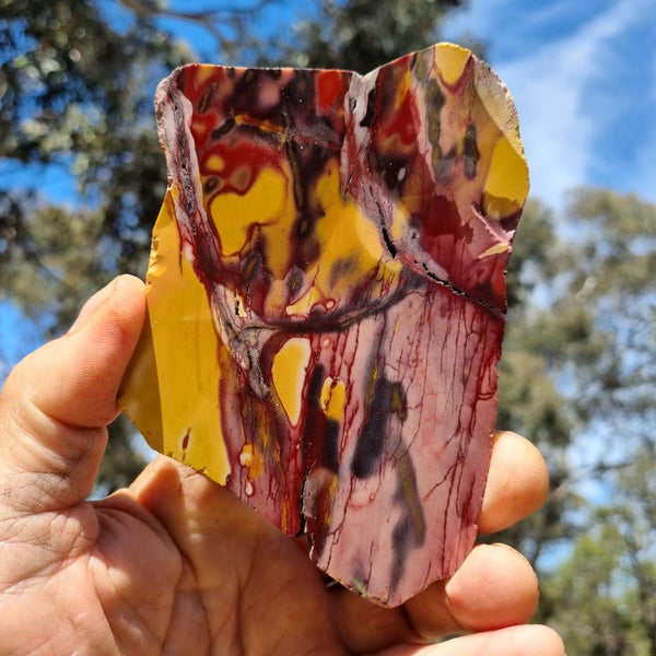 Polished Mookaite slab MK355