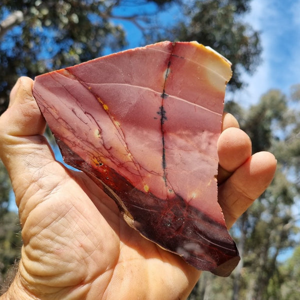 Polished Mookaite slab MK356