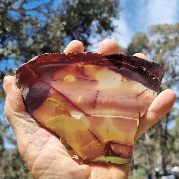 Polished Mookaite slab MK354