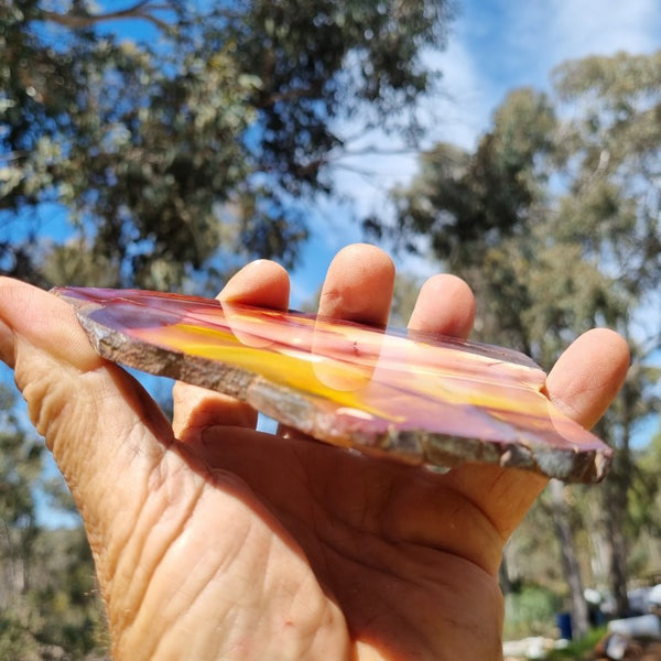 Polished Mookaite slab MK354