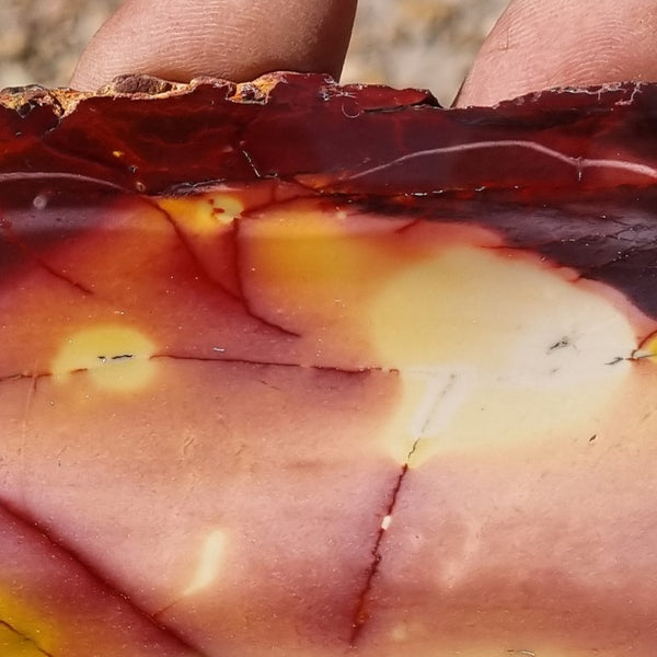 Polished Mookaite slab MK354