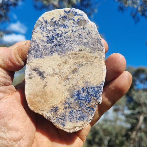 Polished Blue Lepidolite specimen BL234