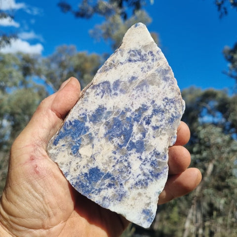 Polished Blue Lepidolite specimen BL235