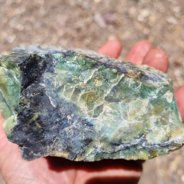 Green Opal  rough.  GOR 102