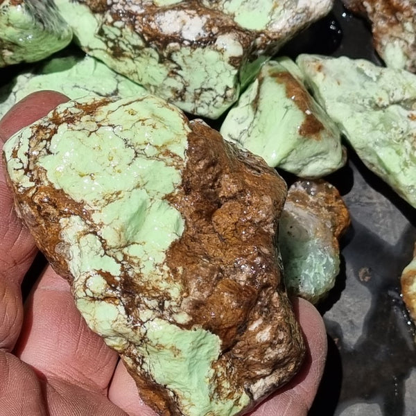 Lime magnesite rough.  LMR 101