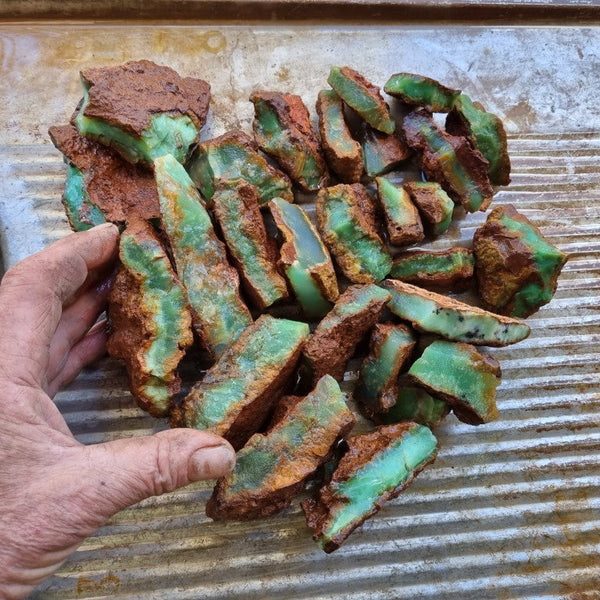 Chrysoprase rough.  CHR 175