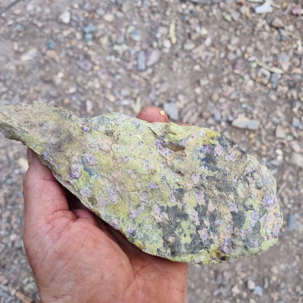 Rough Stichtite in Serpentine (Atlantisite) STR121