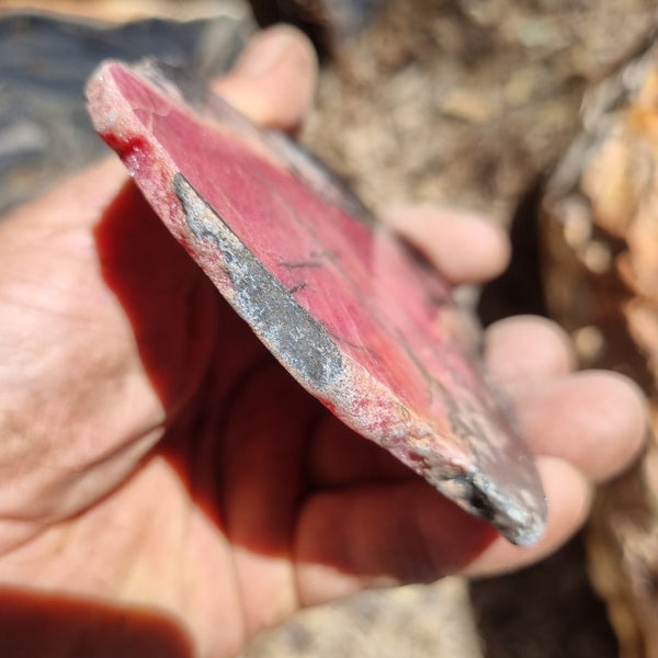 Polished Rhodonite slab RH248