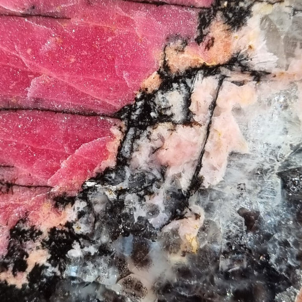 Polished Rhodonite slab RH248