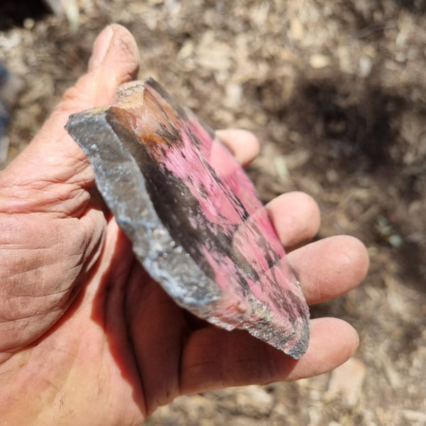 Polished Rhodonite slab RH249