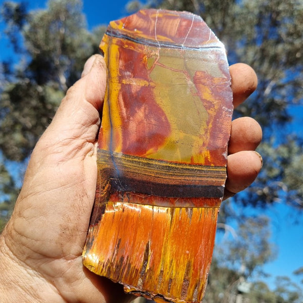 Polished Tiger Eye slab TE375