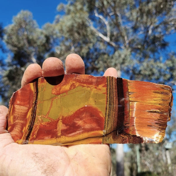 Polished Tiger Eye slab TE375