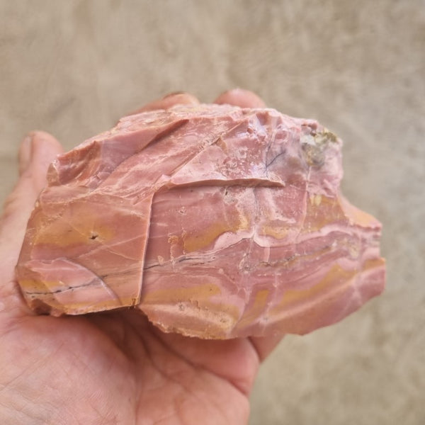 Rough  Pink Opal POR163