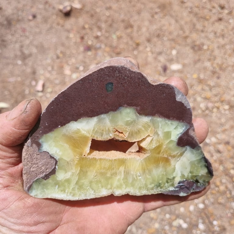 Polished Prehnite slab PR114 – GemstoneGeeks.