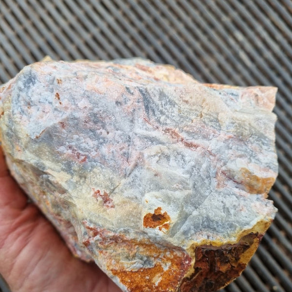 Crazy Lace Agate rough.  CLR 107