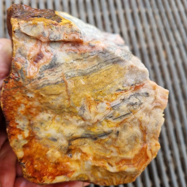 Crazy Lace Agate rough.  CLR 107