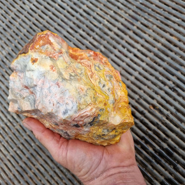 Crazy Lace Agate rough.  CLR 107