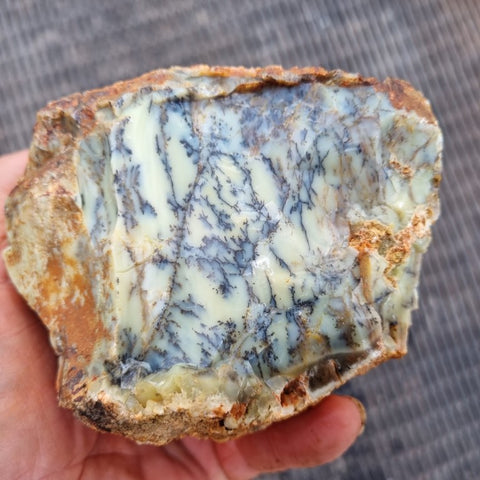 Dendritic Opal  rough.  DOR 196