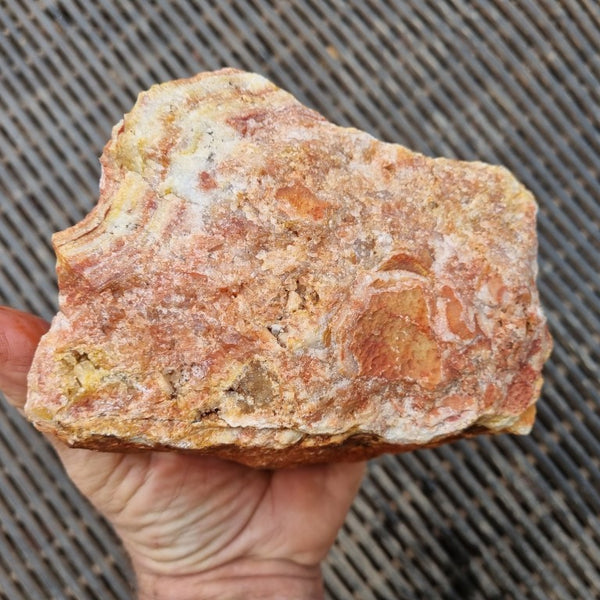 Crazy Lace Agate rough.  CLR 108