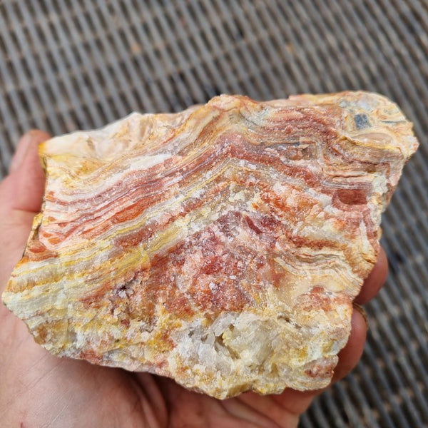 Crazy Lace Agate rough.  CLR 108