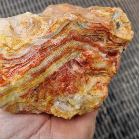 Crazy Lace Agate rough.  CLR 108