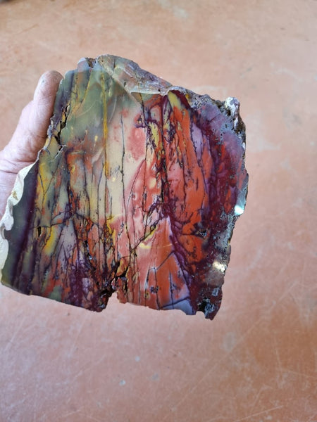 Polished Mookaite slab MK366