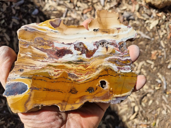 Sunset Jasper polished slab SU143