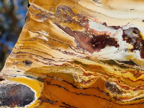 Sunset Jasper polished slab SU143