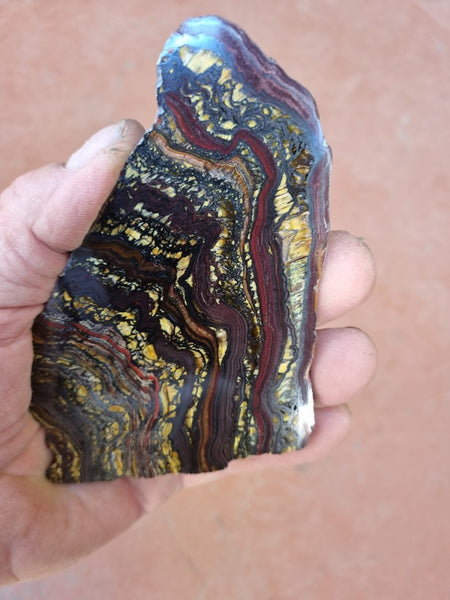 Polished Tiger Iron slab TI264