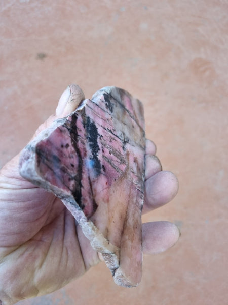 Polished Rhodonite slab RH252