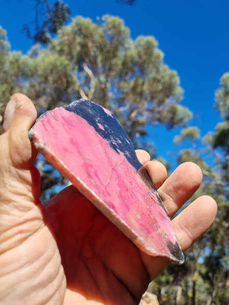 Polished Rhodonite slab RH251