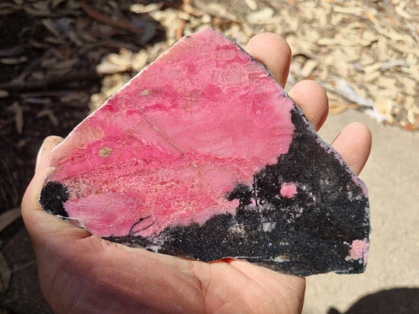 Polished Rhodonite slab RH251