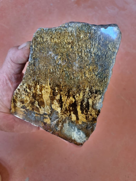 Polished Golden Amphibolite slab GA144