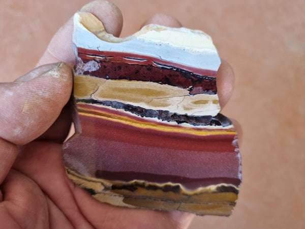 Sunset Jasper polished slab SU145