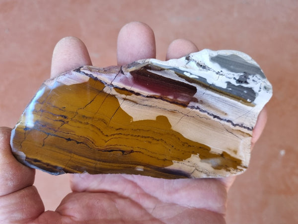 Sunset Jasper polished slab SU146