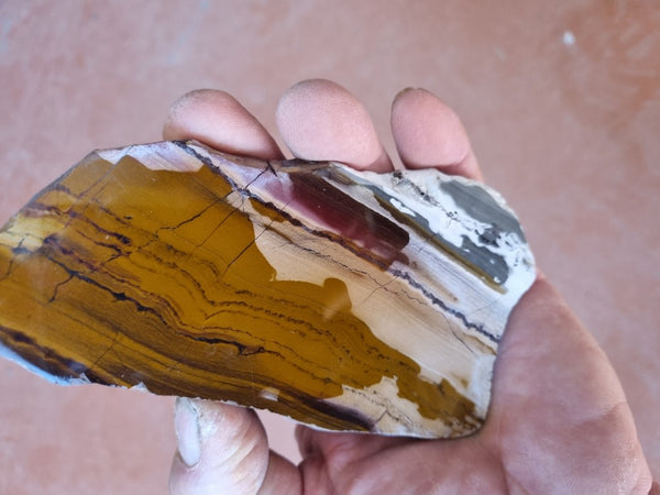 Sunset Jasper polished slab SU146