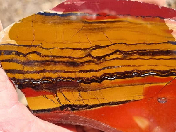 Sunset Jasper polished slab SU148