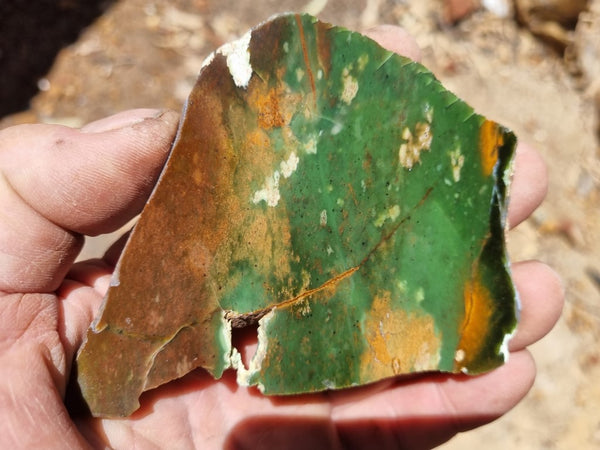 Polished Chrome Chalcedony slab CC146