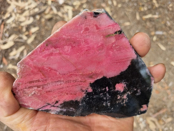 Polished Rhodonite slab RH255