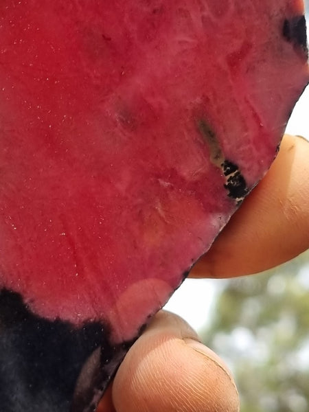 Polished Rhodonite slab RH255