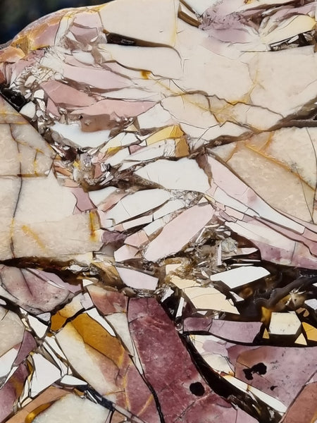 Polished Brecciated Mookaite slab BM290