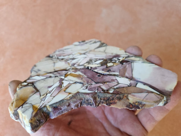 Polished Brecciated Mookaite slab BM290