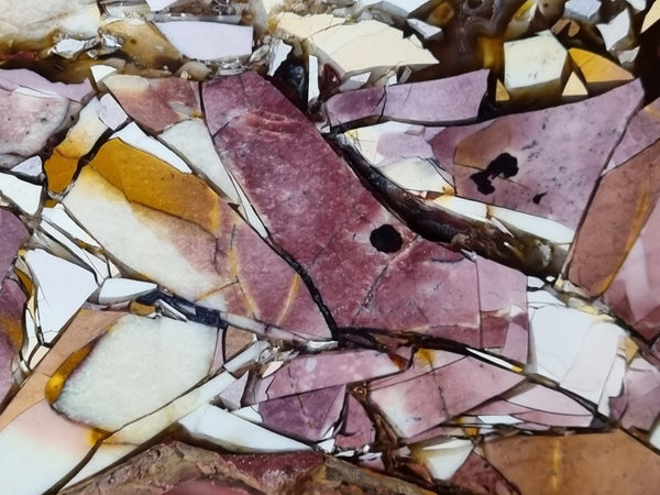 Polished Brecciated Mookaite slab BM290