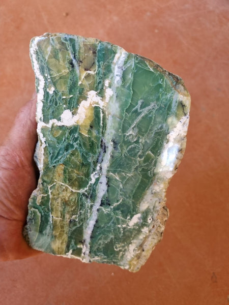 Polished Green Opal rock GREEN83