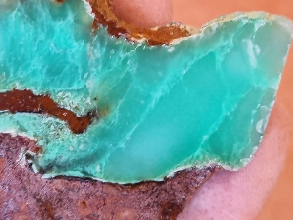 Polished Chrysoprase slab CH430