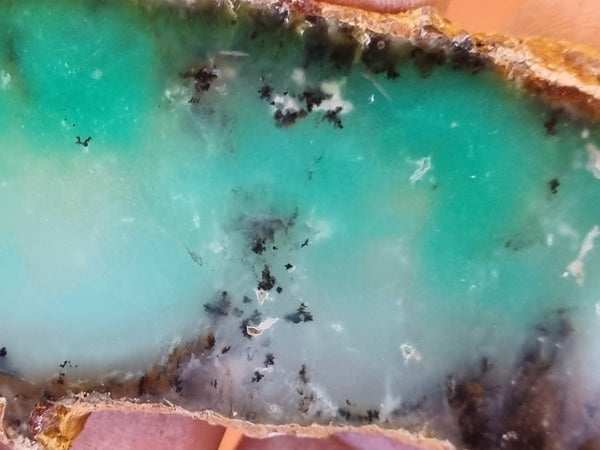 Polished Chrysoprase slab CH431