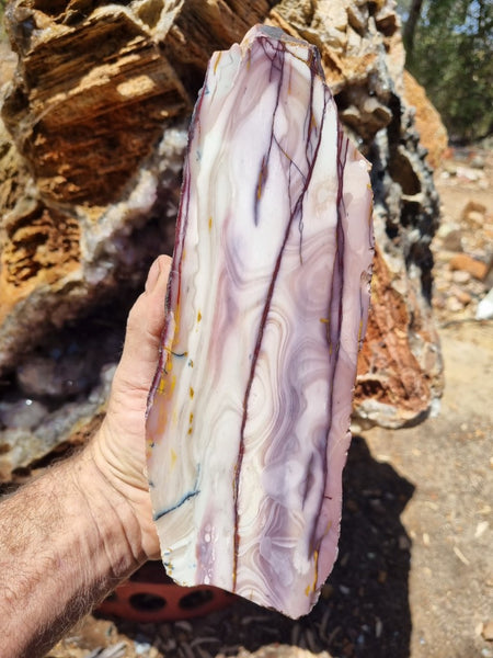 Polished Lilac Mookaite  MK372